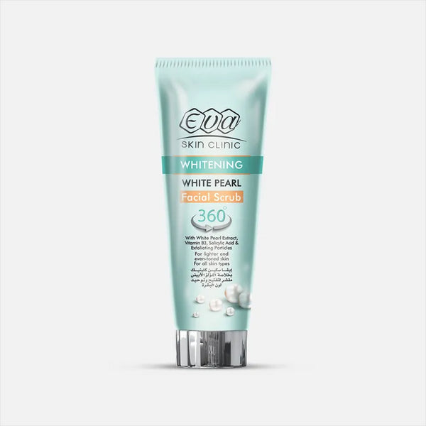 Eva Skin Clinic White Pearl Exfoliator for Face Brightening with White Pearl Extract - 100 ml -Eva